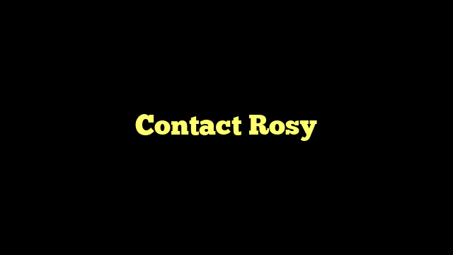 Contact Rosy